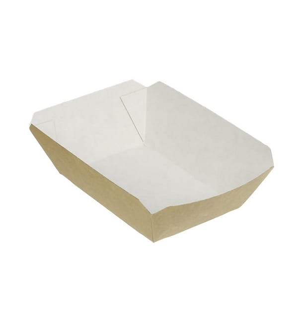 Barqueta 250ml Kraft 9,6x6,5x4,2cm (1000 Uds) Barqueta 250ml Kraft 9,6x6,5x4,2cm (1000 Uds)