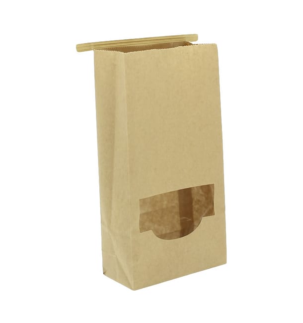 Bolsa SOS Kraft con Cierre y Ventana 12+6x23,5cm (1000 Uds) Bolsa SOS Kraft con Cierre y Ventana 12+6x23,5cm (1000 Uds)