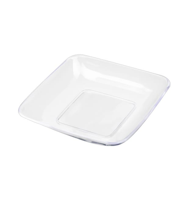 Plato Degustacion Plástico Transparente 6x6x1 cm (200 Uds) Plato Degustacion Plástico Transparente 6x6x1 cm (200 Uds)