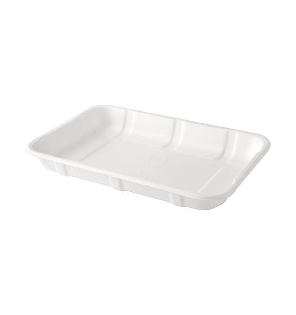 Bandeja de Caña de Azúcar 21,6x15,3x2,6cm (50 Uds) Bandeja de Caña de Azúcar 21,6x15,3x2,6cm (50 Uds)