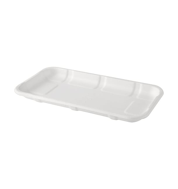Bandeja de Caña de Azúcar 21,8x12,2cm (50 Uds) Bandeja de Caña de Azúcar 21,8x12,2cm (50 Uds)