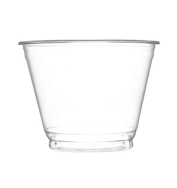 Tarrina de Plástico PET Cristal 270ml Ø9,3cm (50 Uds) Tarrina de Plástico PET Cristal 270ml Ø9,3cm (50 Uds)