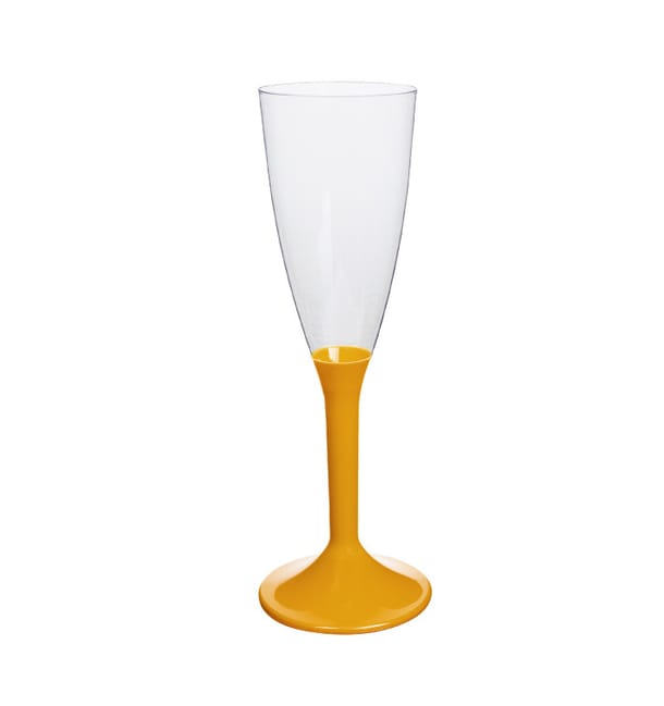 Copa Plástico Cava Pie Mango 120ml 2P (200 Uds) Copa Plástico Cava Pie Mango 120ml 2P (200 Uds)