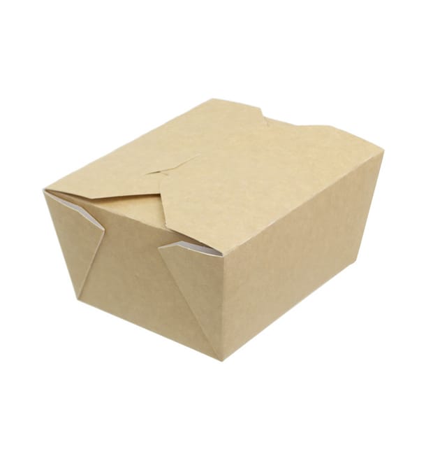 Caja Americana Kraft 11,8x9x6,3cm 650ml (25 Uds) Caja Americana Kraft 11,8x9x6,3cm 650ml (25 Uds)