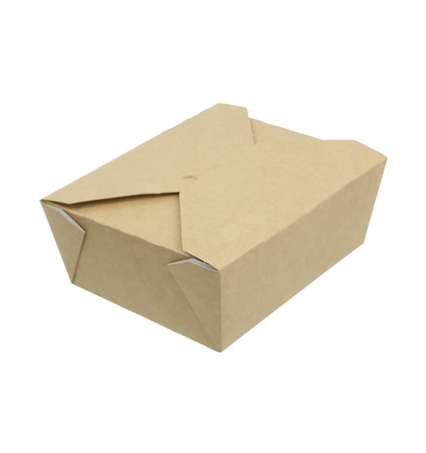 Caja Americana Kraft 15x12x6,5cm 1150ml (25 Uds) Caja Americana Kraft 15x12x6,5cm 1150ml (25 Uds)