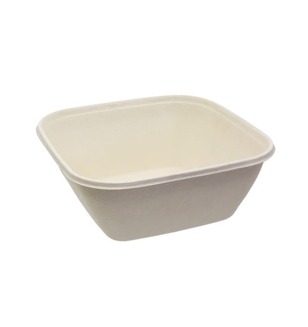 Bol de Caña de Azúcar 1000ml 170x170x70mm (50 Uds) Bol de Caña de Azúcar 1000ml 170x170x70mm (50 Uds)