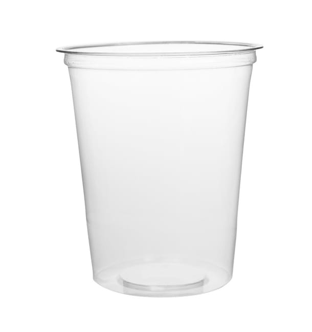 Tarrina Compostable PLA Transparente 940ml (50 Uds) Tarrina Compostable PLA Transparente 940ml (50 Uds)