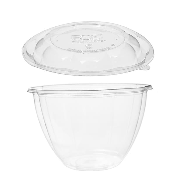 Ensaladera Con Tapa PLA 1420ml (50 Uds) Ensaladera Con Tapa PLA 1420ml (50 Uds)