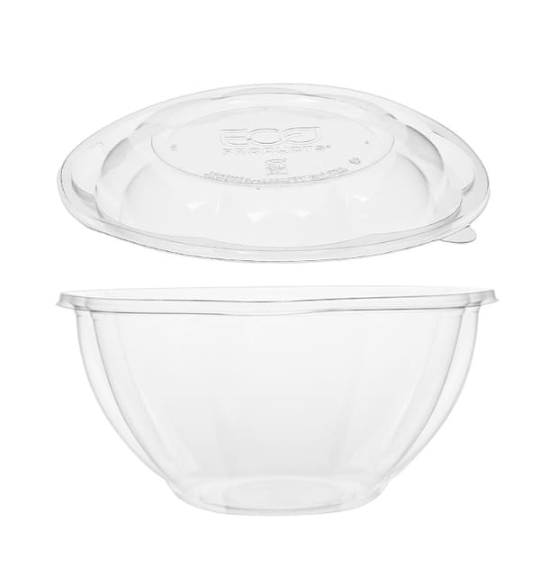 Ensaladera Con Tapa PLA 940ml (150 Uds) Ensaladera Con Tapa PLA 940ml (150 Uds)