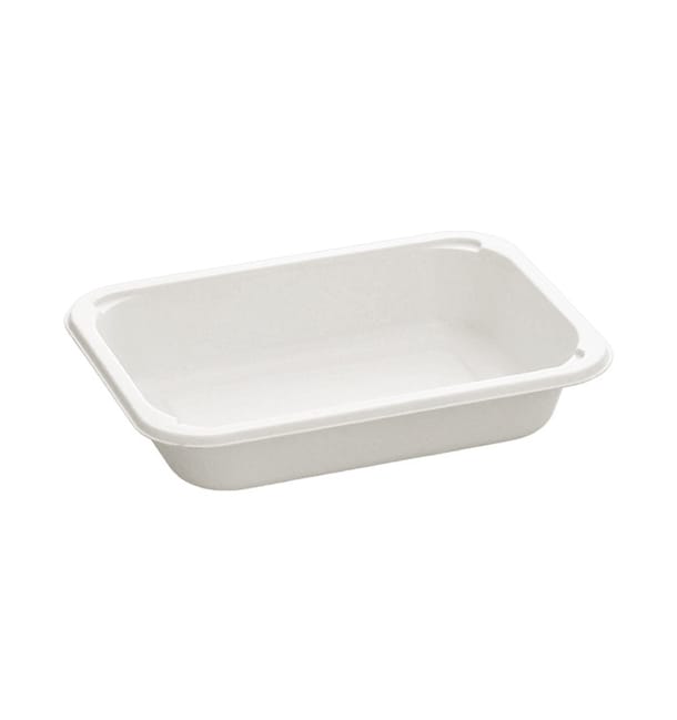 Envase Caña de Azúcar PLA 580ml 18,7x13,6x3,6cm (75 Uds) Envase Caña de Azúcar PLA 580ml 18,7x13,6x3,6cm (75 Uds)