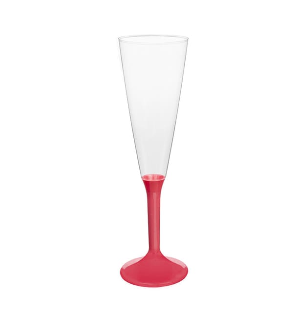 Copa Plástico Cava Pie Coral 160ml 2P (20 Uds) Copa Plástico Cava Pie Coral 160ml 2P (20 Uds)