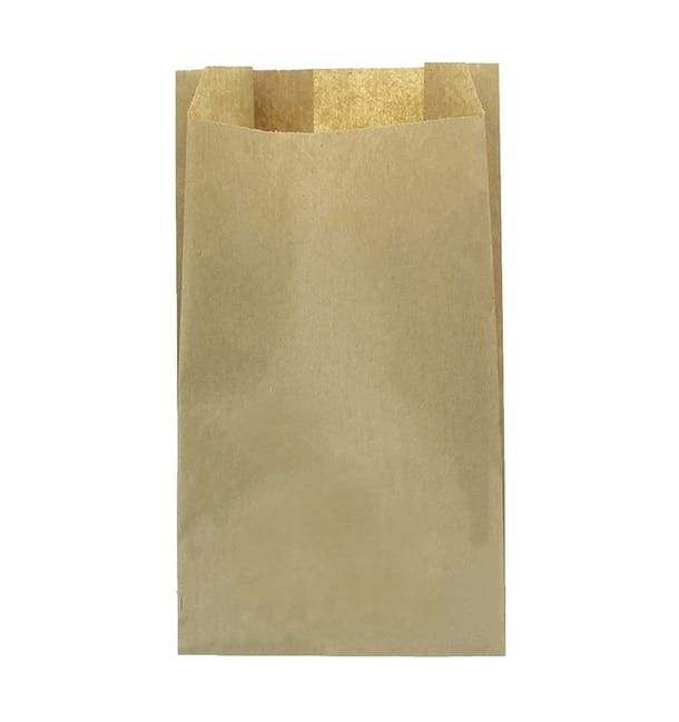 Bolsa de Papel Kraft 12+6x20cm (1.000 Uds) Bolsa de Papel Kraft 12+6x20cm (1.000 Uds)