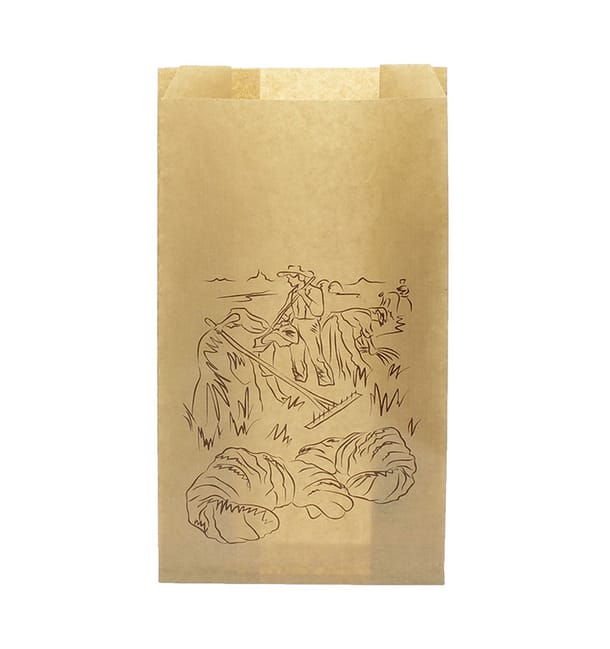 Bolsa de Papel "Siega" Kraft 12+6x20cm (250 Uds) Bolsa de Papel "Siega" Kraft 12+6x20cm (250 Uds)