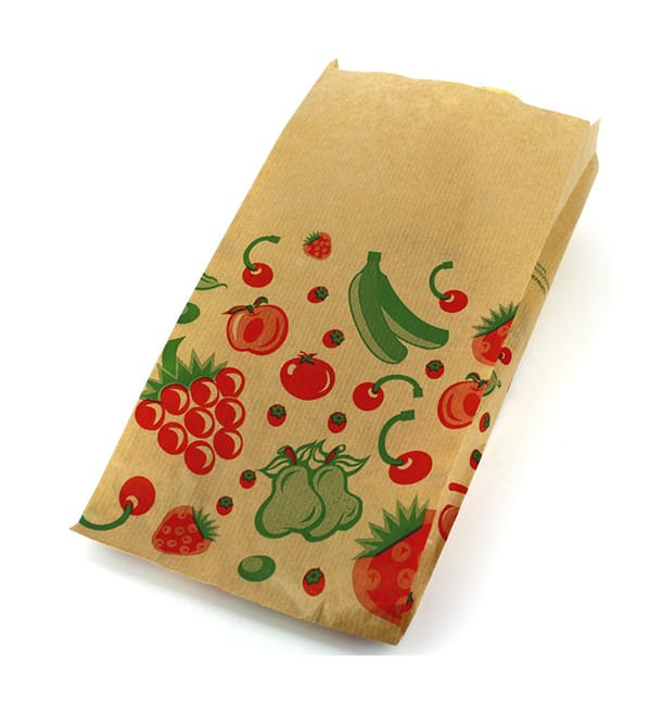 Bolsa Kraft para Fruta 14+7x28cm (1000 Uds) Bolsa Kraft para Fruta 14+7x28cm (1000 Uds)