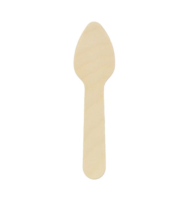 Mini Cuchara de Madera 7,5cm (2.400 Uds) Mini Cuchara de Madera 7,5cm (2.400 Uds)
