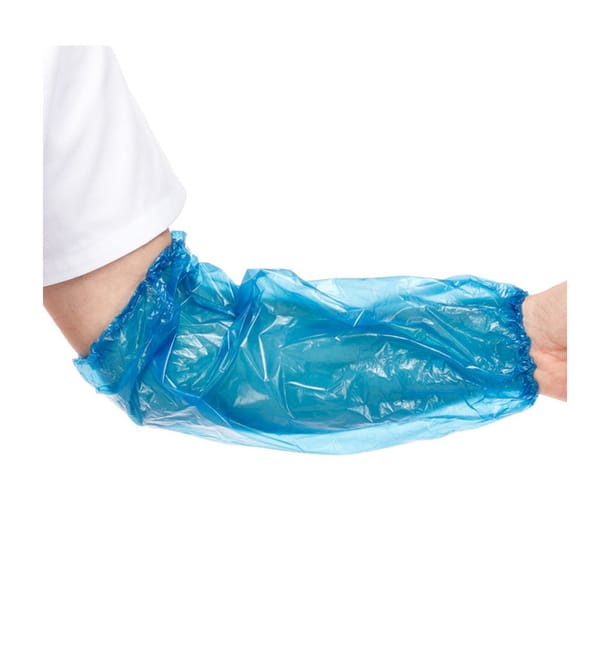 Manguitos en Polietileno 18x44cm G120 Azul (1000 Uds) Manguitos en Polietileno 18x44cm G120 Azul (1000 Uds)