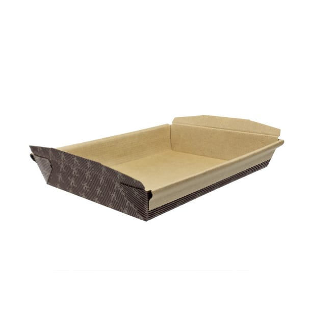 Molde Horno Kraft 19x13,5x3,5cm (250 Uds) Molde Horno Kraft 19x13,5x3,5cm (250 Uds)