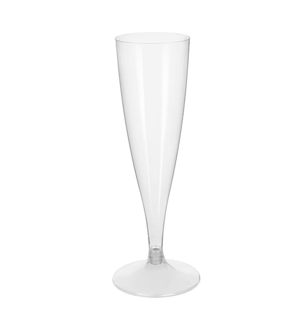 Copa Plástico Cava Pie Transparente 140ml 2P (20 Uds) Copa Plástico Cava Pie Transparente 140ml 2P (20 Uds)