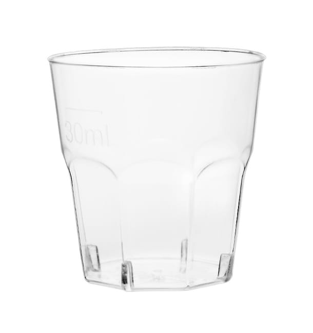 Vaso Plástico Chupito Transp. PS Ø40mm 30ml (50 Uds) Vaso Plástico Chupito Transp. PS Ø40mm 30ml (50 Uds)