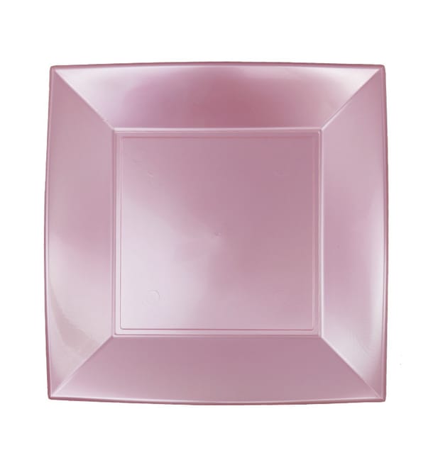 Plato Llano Reutilizable PP Violeta Nice Pearl 23cm (300 Uds) Plato Llano Reutilizable PP Violeta Nice Pearl 23cm (300 Uds)