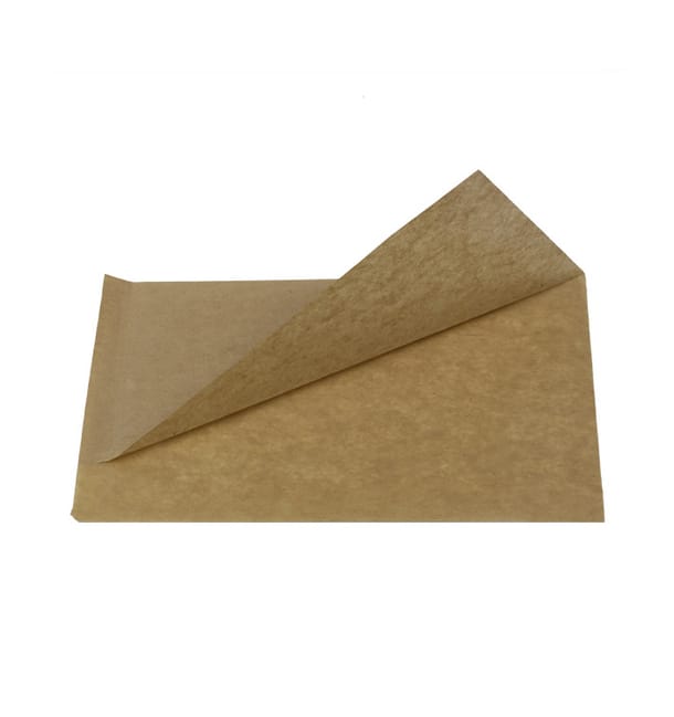 Bolsa Antigrasa Abierta 20x13/10cm Natural (100 Uds) Bolsa Antigrasa Abierta 20x13/10cm Natural (100 Uds)
