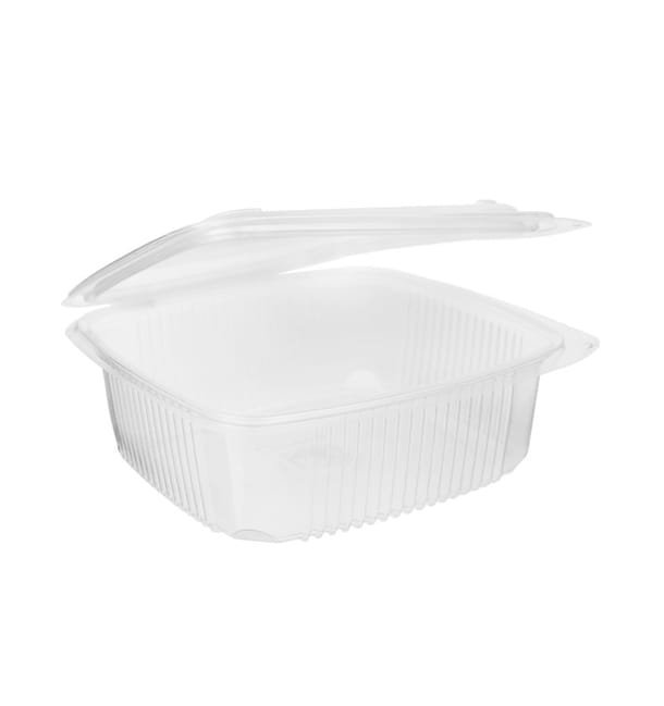 Tarrina Bisagra PP Transparente 1200ml 190x185mm (50 Uds) Tarrina Bisagra PP Transparente 1200ml 190x185mm (50 Uds)