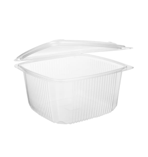 Tarrina Bisagra PP Transparente 1800ml 190x185mm (50 Uds) Tarrina Bisagra PP Transparente 1800ml 190x185mm (50 Uds)