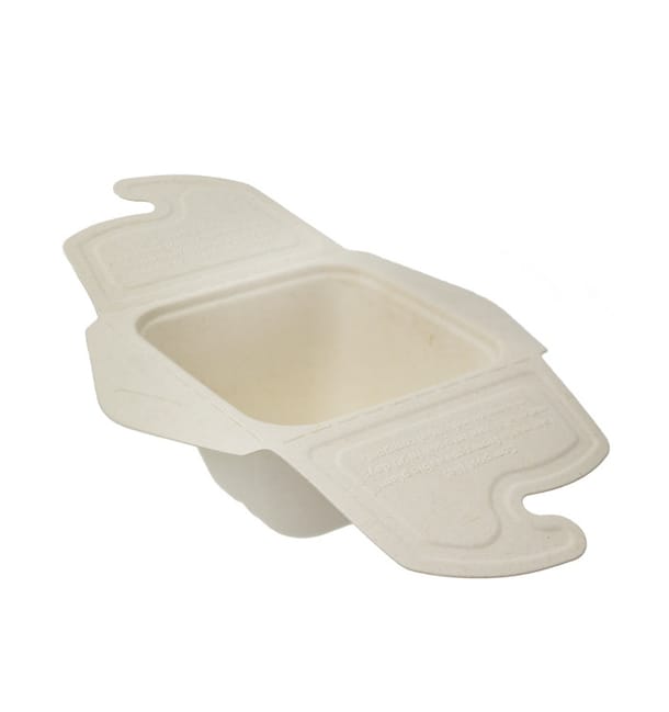 Envase Box to Go Caña de Azúcar 13x13x7cm 500ml. (150 Uds) Envase Box to Go Caña de Azúcar 13x13x7cm 500ml. (150 Uds)