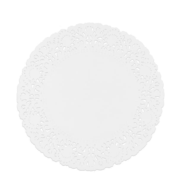 Rodal de Papel Calado Blanco Litos Ø180mm (2000 Uds) Rodal de Papel Calado Blanco Litos Ø180mm (2000 Uds)