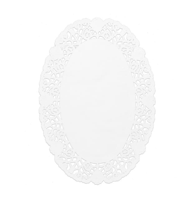 Rodal de Papel Calado Oval Blanco Litos 18x25cm (2000 Uds) Rodal de Papel Calado Oval Blanco Litos 18x25cm (2000 Uds)