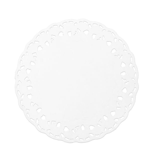 Rodal de Papel Calado Blanco Litos Ø100mm (250 Uds) Rodal de Papel Calado Blanco Litos Ø100mm (250 Uds)