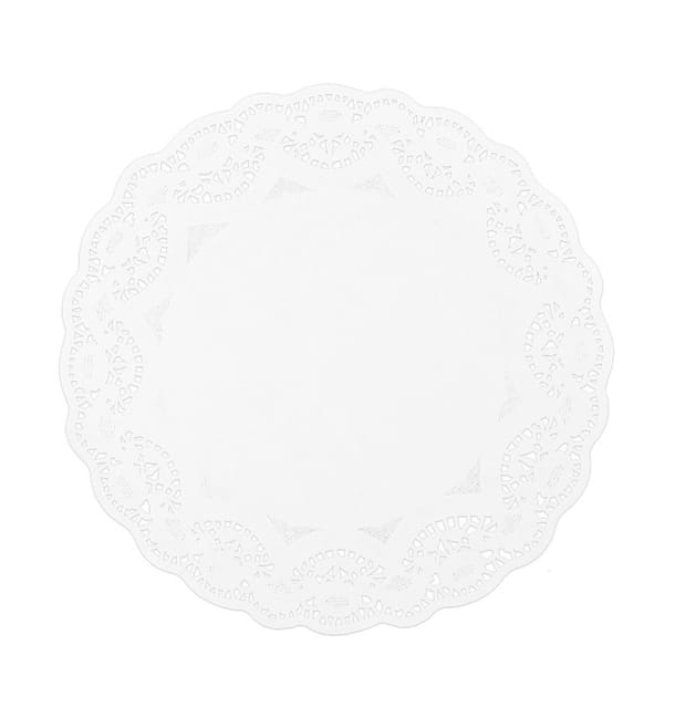Rodal de Papel Calado Blanco Litos Ø340mm (250 Uds) Rodal de Papel Calado Blanco Litos Ø340mm (250 Uds)