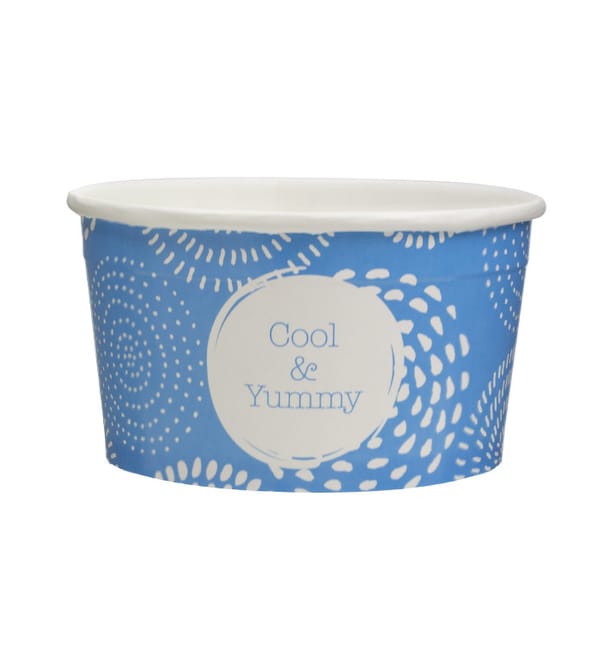 Tarrina de Cartón para Helados 6oz/175ml "Cool&Yummy" (2.000 Uds) Tarrina de Cartón para Helados 6oz/175ml "Cool&Yummy" (2.000 Uds)