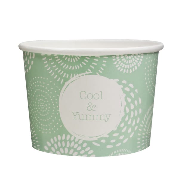 Tarrina de Cartón para Helados 9Oz/260ml Cool&Yummy (55 Uds) Tarrina de Cartón para Helados 9Oz/260ml Cool&Yummy (55 Uds)
