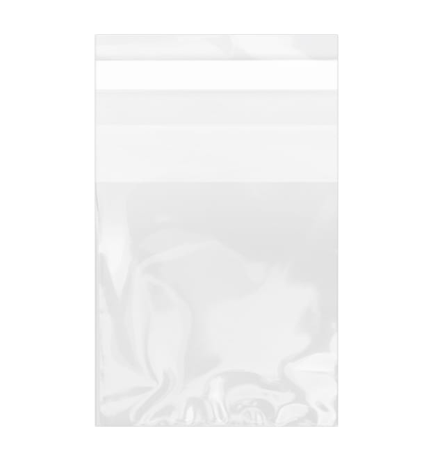 Bolsas de Plástico Biorientado con Solapa Adhesiva 5,5x5,5 cm G-160 (100 Uds)