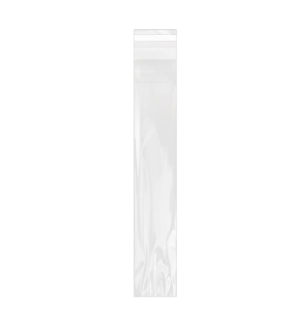 Bolsas de Plástico Biorientado con Solapa Adhesiva 7x40 cm G-160 (1000 Uds) Bolsas de Plástico Biorientado con Solapa Adhesiva 7x40 cm G-160 (1000 Uds)