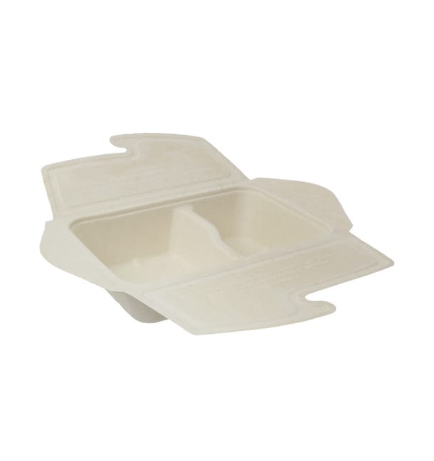 Envase Box to Go Caña de Azúcar 2C 21x15x5cm 800ml (50 Uds) Envase Box to Go Caña de Azúcar 2C 21x15x5cm 800ml (50 Uds)