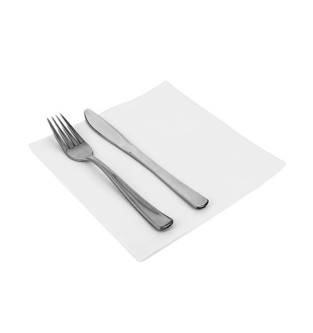 Servilleta Papel 40x40cm Blanca Punta-Punta (50 Uds) Servilleta Papel 40x40cm Blanca Punta-Punta (50 Uds)