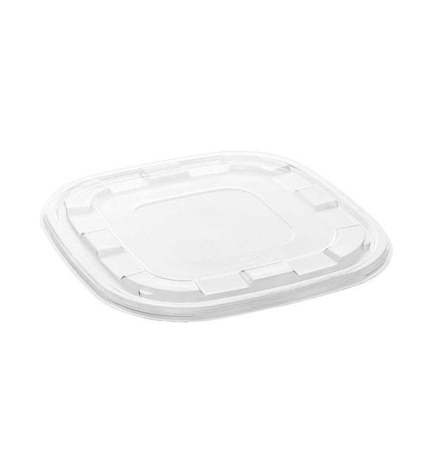 Tapa Plástico PET Transparente para Bol 27x27cm (50 Uds) Tapa Plástico PET Transparente para Bol 27x27cm (50 Uds)