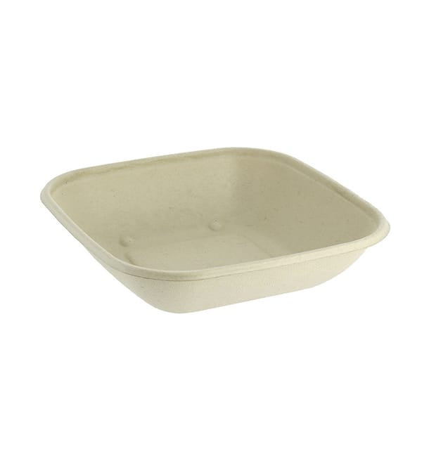 Bol de Caña de Azúcar 500ml 170x170x30mm (50 Uds) Bol de Caña de Azúcar 500ml 170x170x30mm (50 Uds)