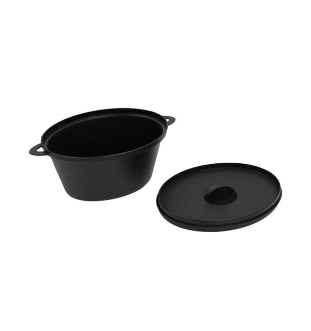 Cazuela Degustación Negro con Tapa 15,6x10,1cm (144 Uds) Cazuela Degustación Negro con Tapa 15,6x10,1cm (144 Uds)