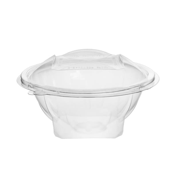 Bol Redondo Bisagra APET Transparente 500ml Ø156mm (50 Uds) Bol Redondo Bisagra APET Transparente 500ml Ø156mm (50 Uds)