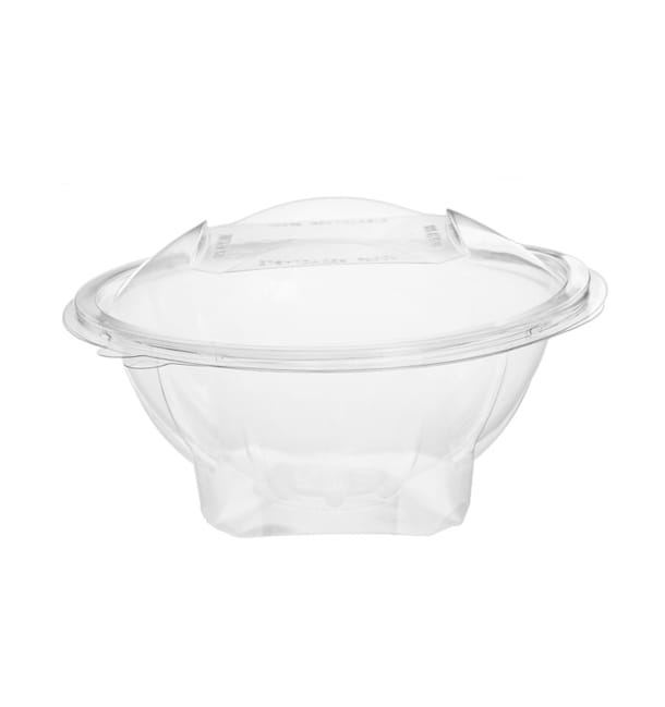 Bol Redondo Bisagra APET Transparente 750ml Ø172mm (25 Uds) Bol Redondo Bisagra APET Transparente 750ml Ø172mm (25 Uds)