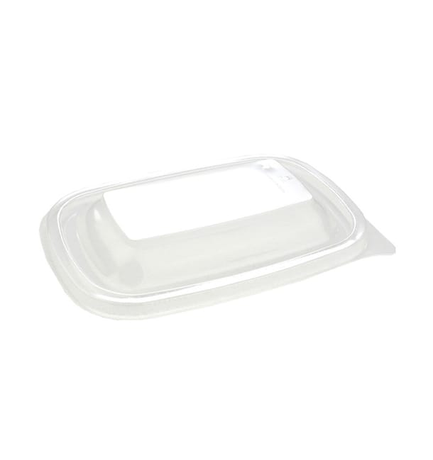 Tapa para Envase Rectangular Negro 20x13cm (50 Uds) Tapa para Envase Rectangular Negro 20x13cm (50 Uds)