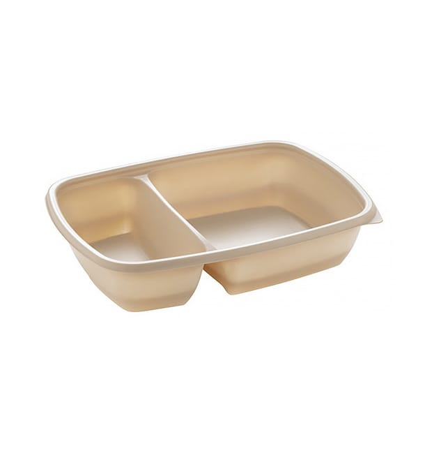 Envase de Plástico PP 2C Crema 900ml 23x16,5x5cm (75 Uds) Envase de Plástico PP 2C Crema 900ml 23x16,5x5cm (75 Uds)