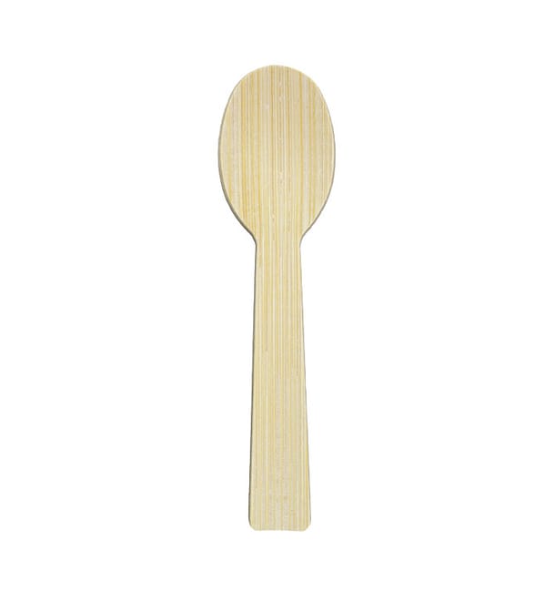 Cuchara de Bambú 9cm (50 Uds) Cuchara de Bambú 9cm (50 Uds)