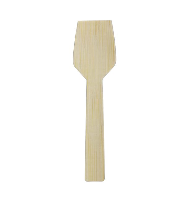Cuchara de Bambú 9cm (100 Uds) Cuchara de Bambú 9cm (100 Uds)