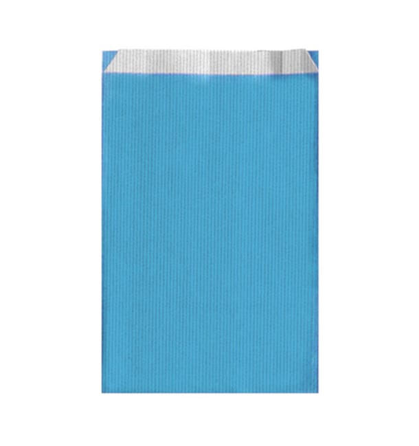 Bolsa de Papel Turquesa 26+9x46cm Bolsa de Papel Turquesa 26+9x46cm