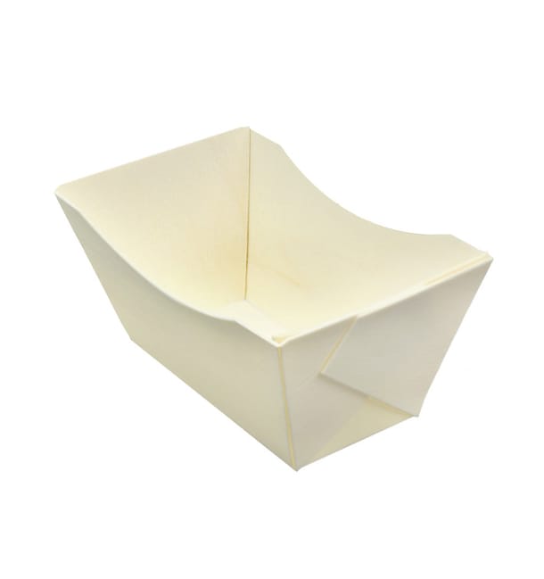 Barqueta de Madera 320ml 13,3x7,5cm (144 Uds) Barqueta de Madera 320ml 13,3x7,5cm (144 Uds)