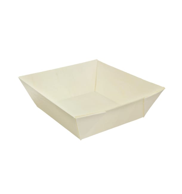 Barqueta de Madera 480ml 14,5x12,5cm (12 Uds) Barqueta de Madera 480ml 14,5x12,5cm (12 Uds)